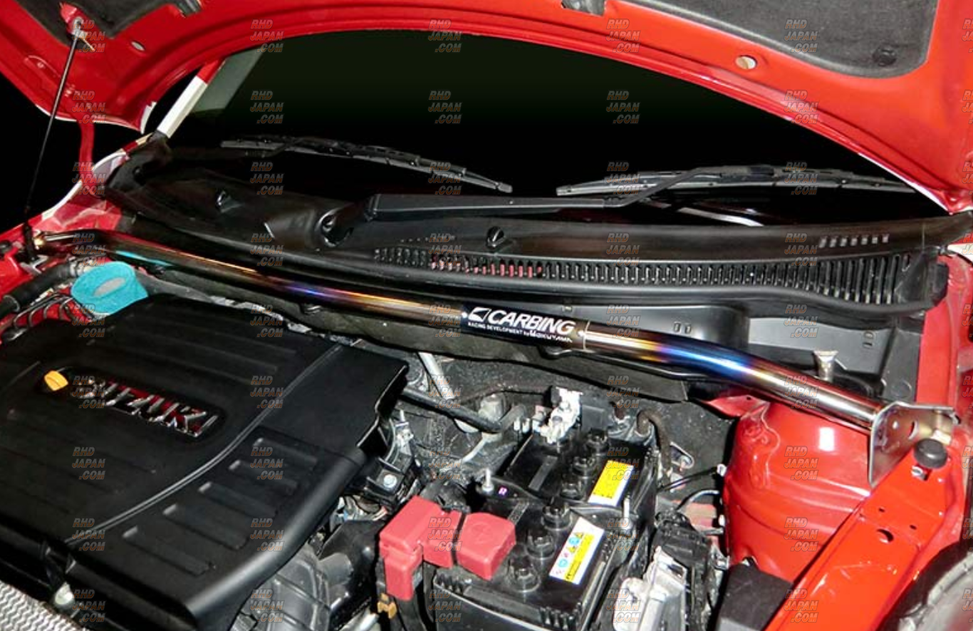 Okuyama Carbing Front Titanium Strut Tower Bar - Swift Sport ZC32S
